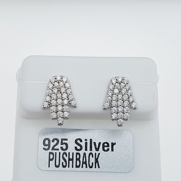 "925 sterling silver luxury CZ earrings for women/girls, Best for gift,RJUS2104 - Picture 1 of 9